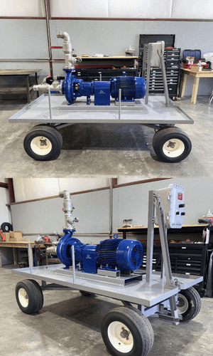 Permanent Centrifugal Pump Transfer Cart