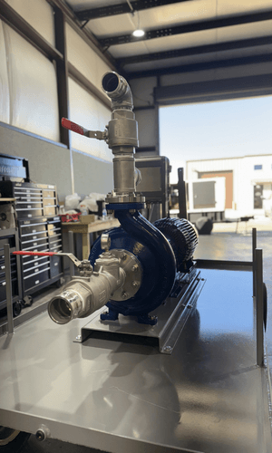 Permanent Centrifugal Pump Transfer Cart