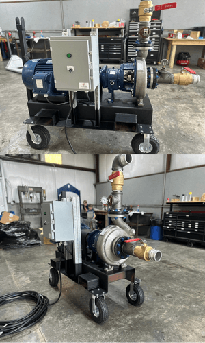 Temporary Transloader Cart