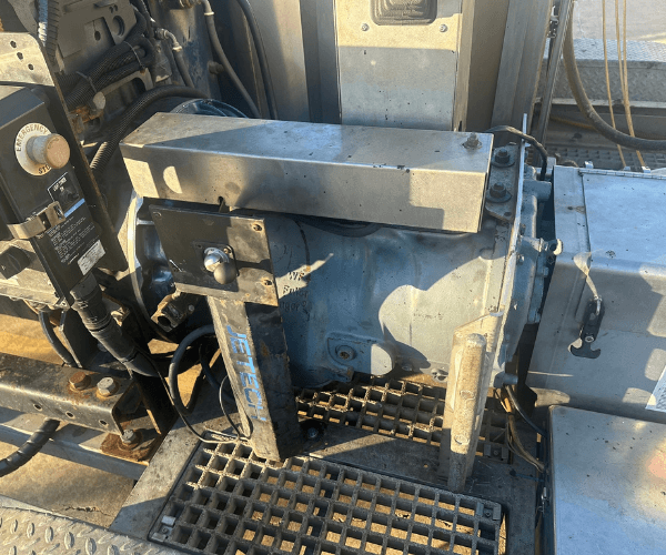 EV Pump & Equipment trailer-mounted bypass pump unit with Jetech engine, available for rental in Lafayette, LA and across the Gulf Coast
