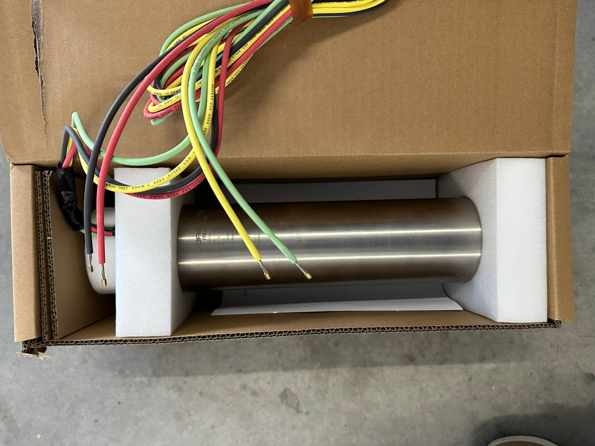 3 HP 460V Faradyne Motor