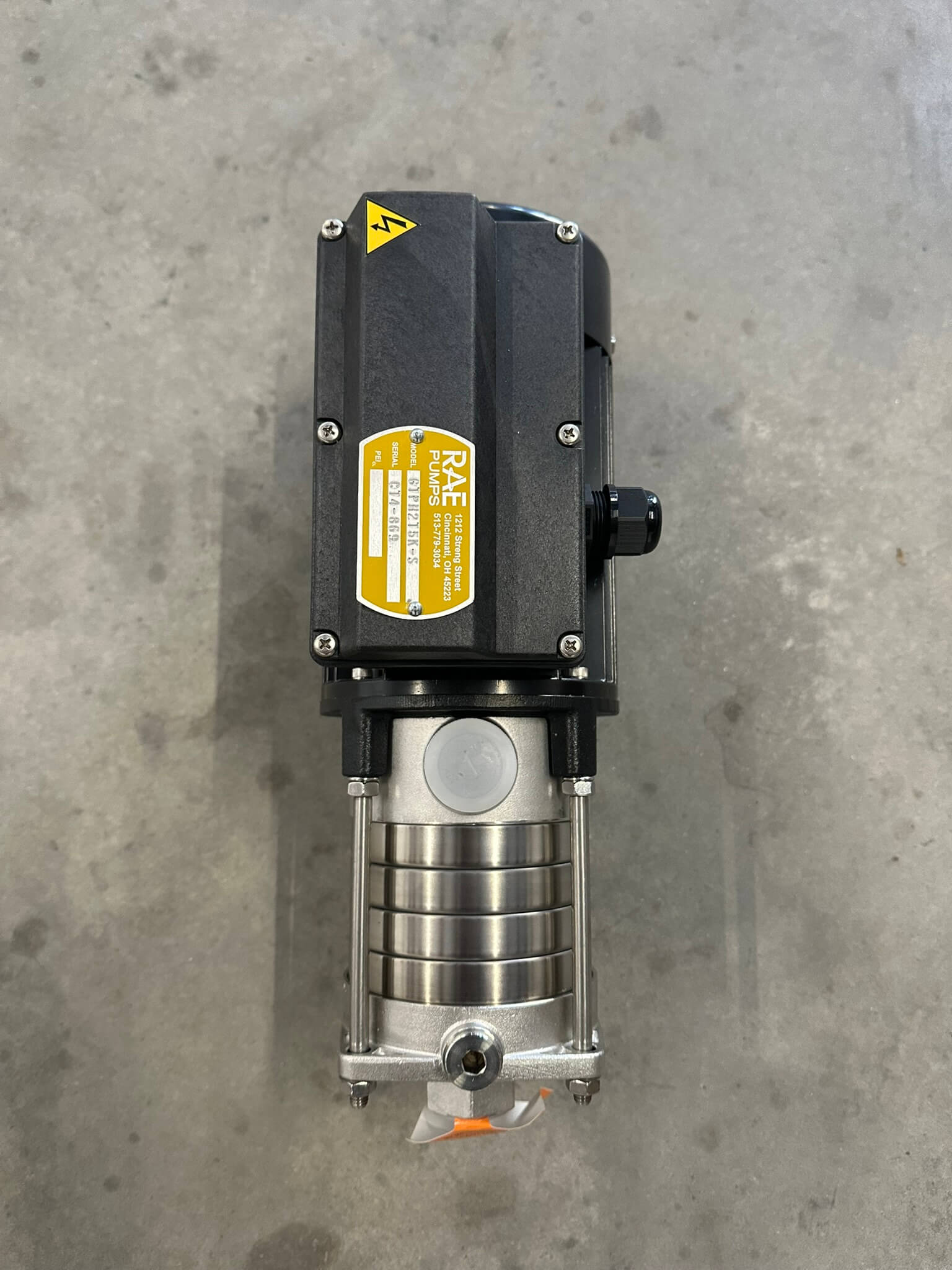 RAE Pumps — Centrifugal Pump | Model GTPH2T5K-S