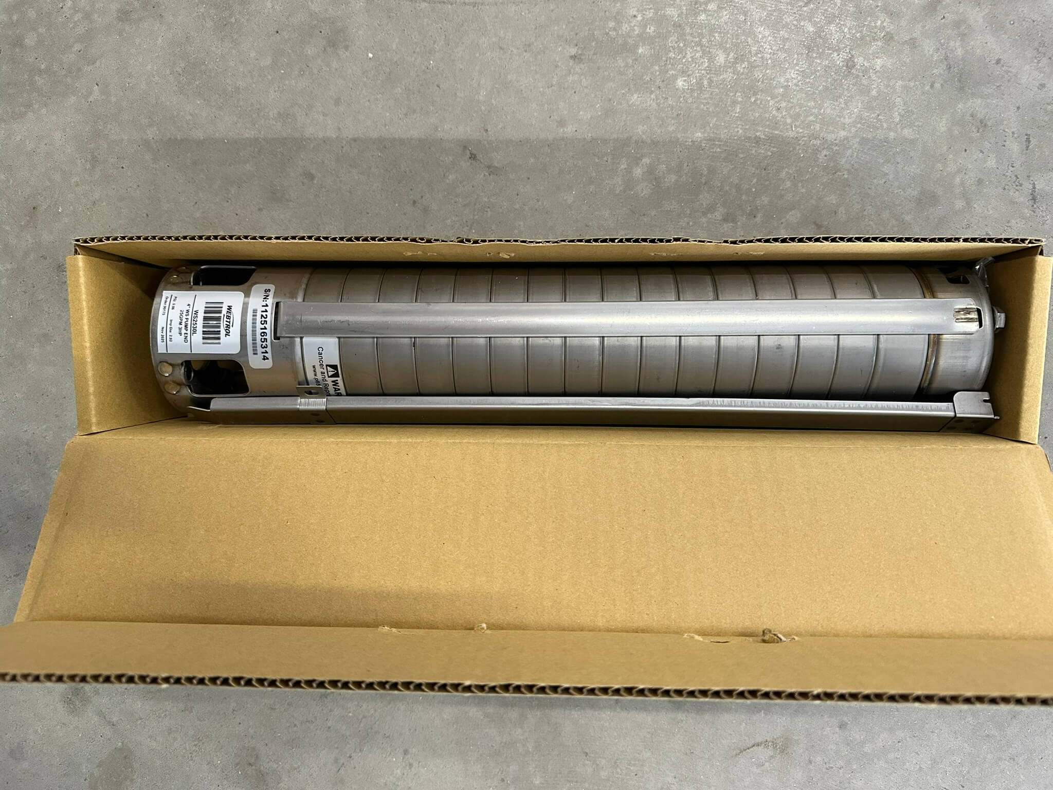 Webtrol WS2530L (25 GPM 3 HP) Pump End